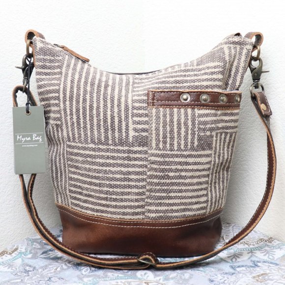 Myra Bag Handbags - 🆕Myra Bag KOFFEE Shoulder Bag Purse Upcylced Bag